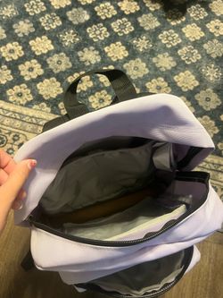 Light Purple Canvas Backpack