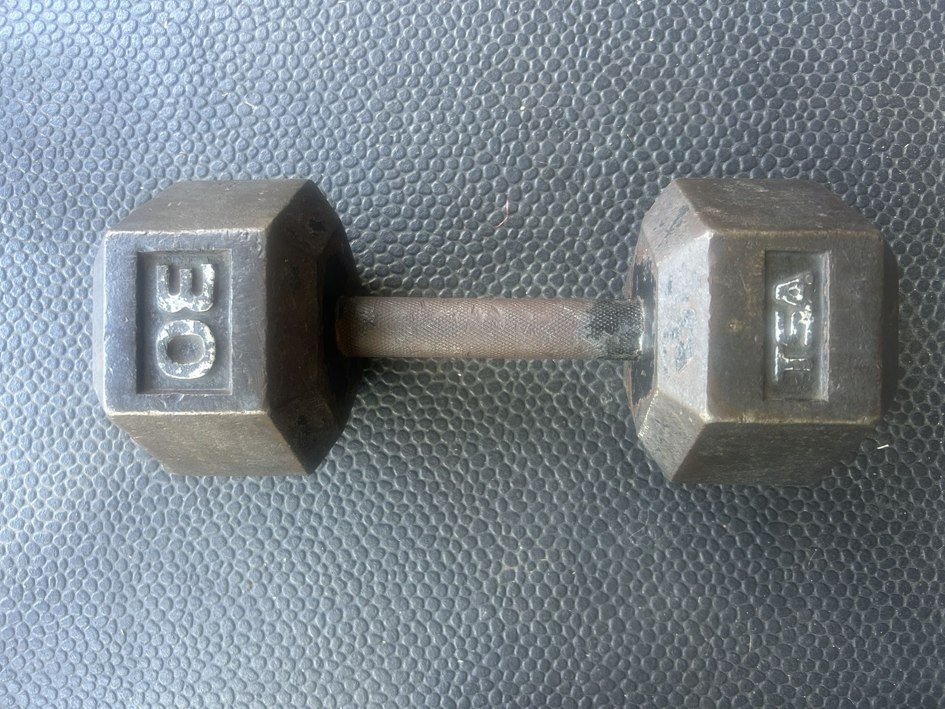 30 pound dumbbell