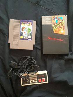 Rampage and donkey kong classics w/Nes controller