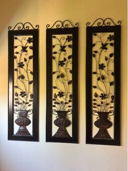 Metal Panel Wall Decor
