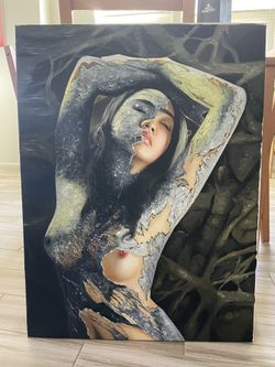 32x24 Realistic Figurative Oil Painting – Hand-Painted Artwork from Vietnam