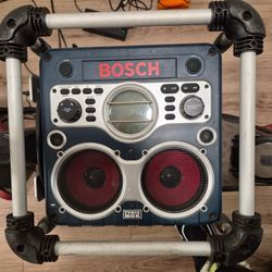 Bosch PB10-CD Power Box jobsite radio and battery charger. 