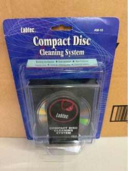 Labtec Compact Disc Cleaner Kit AM-10 CD Cleaning System New Sealed