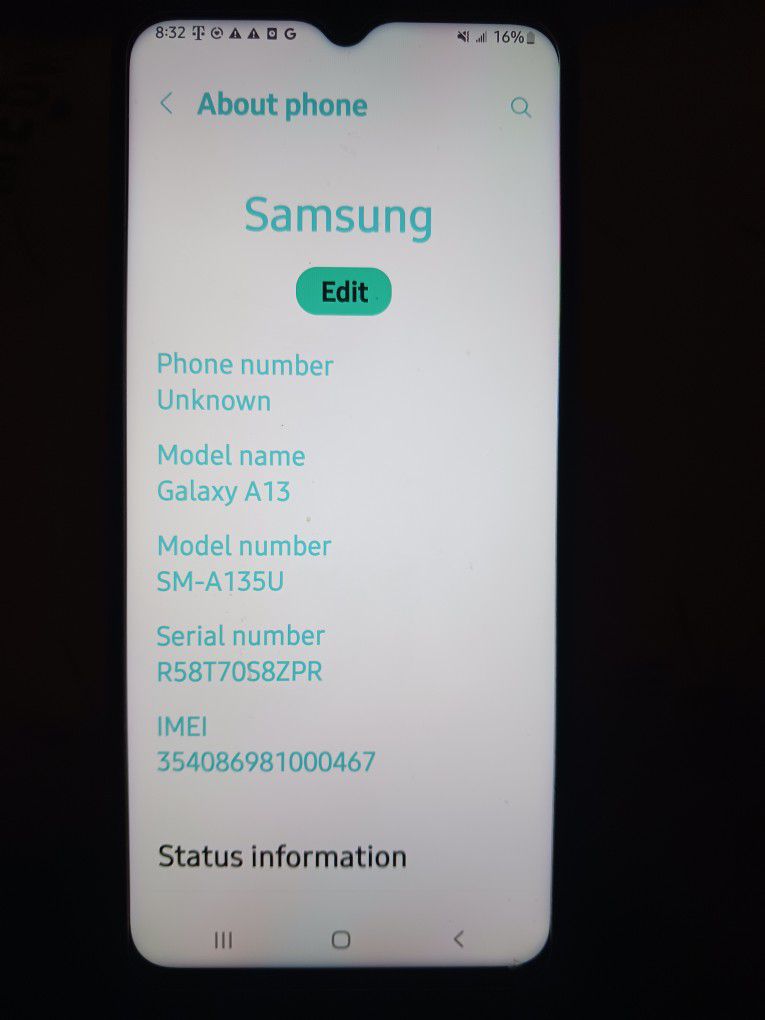 Samsung Galaxy A13 (SM-A135U)