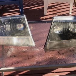 Headlights Assembly Pair Headlamp For 1(contact info removed) Jeep Grand Cherokee Replacement
