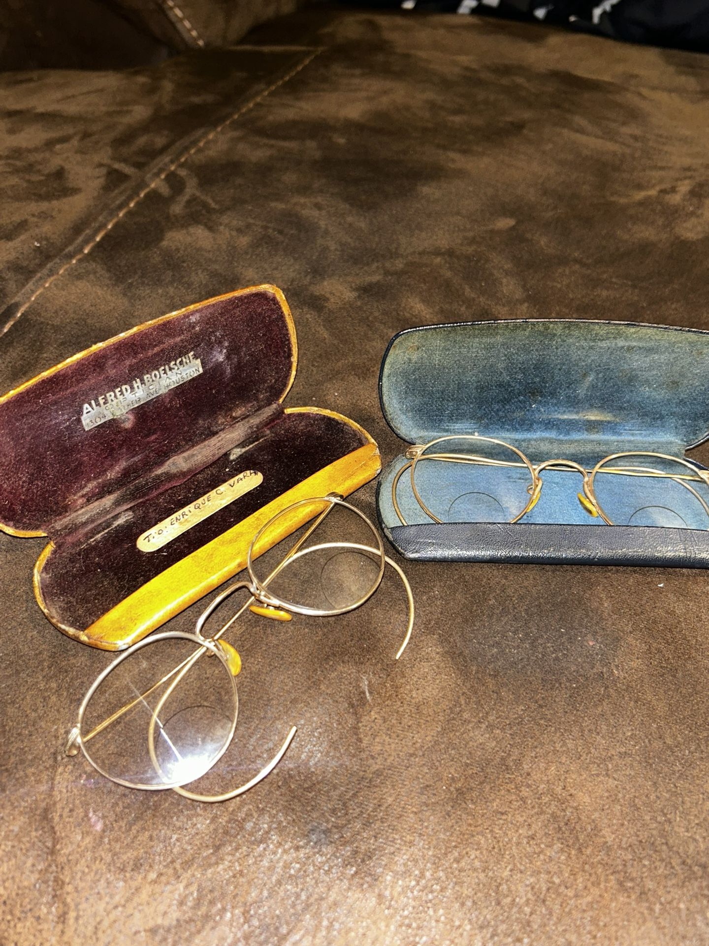 Gold Vintage Glasses