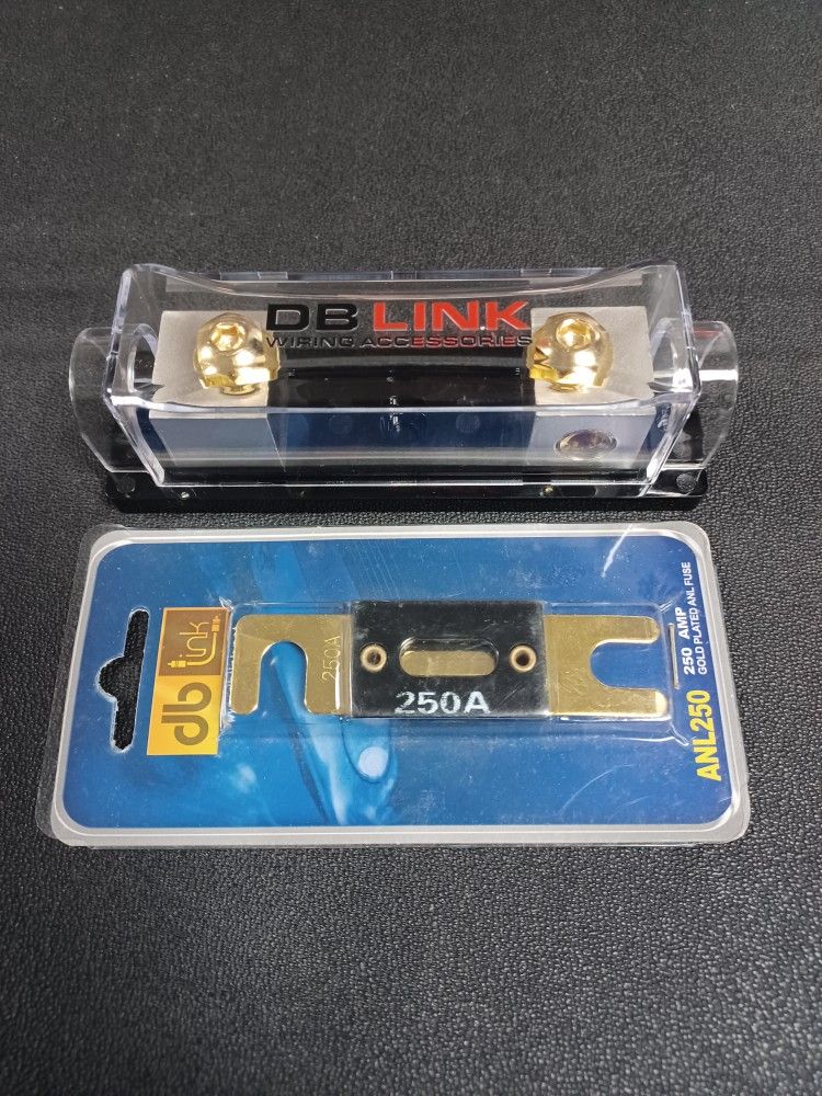 NEW 0ga Fuse Holder And 250 A Fuse