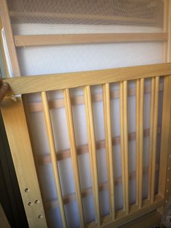 Toddler Baby Wooden Crib MATTRESS Included! 