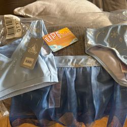 Little Girls Disney Elsa Swim Suit Set 
