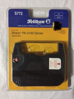 Sealed vintage typewriter ribbon