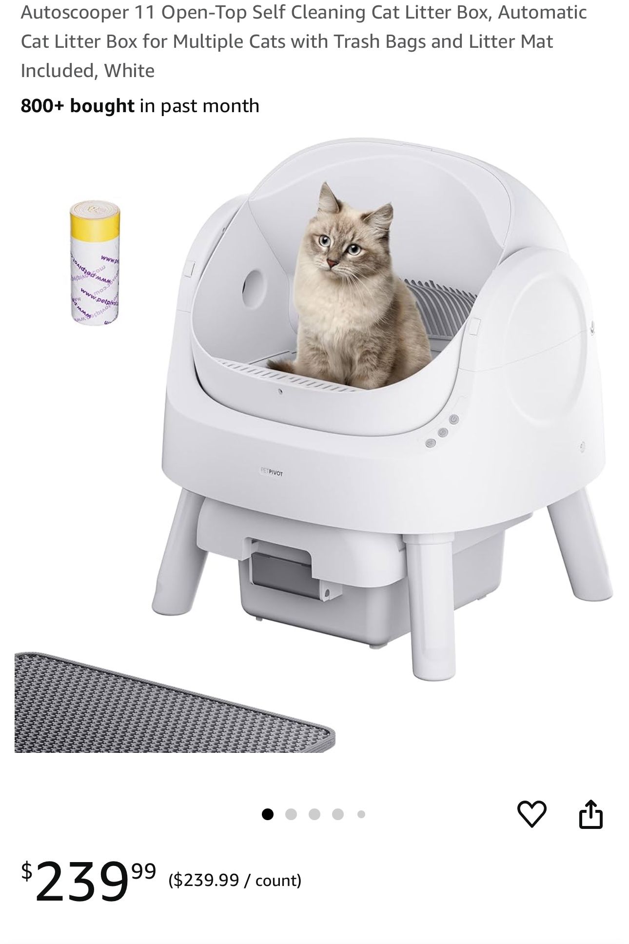 Brand new Never Used Automatic Kitty Litter Cleaning Box