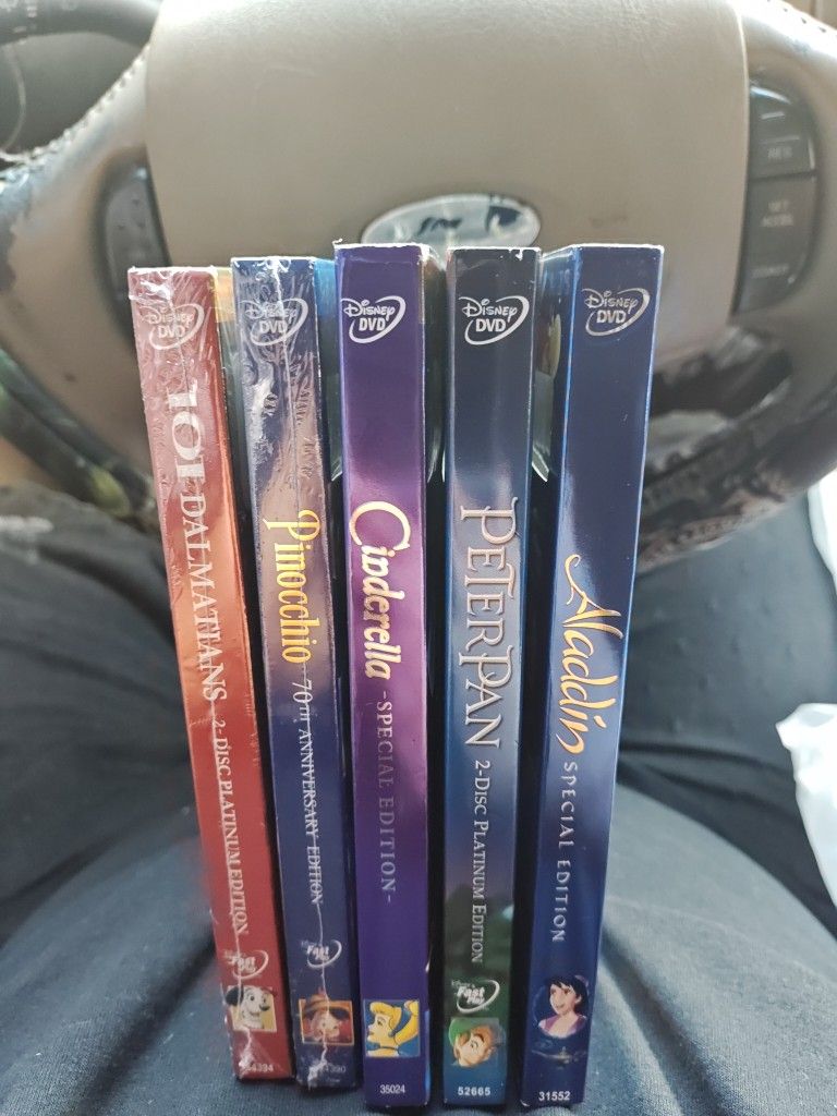 Platinum Edition Disney DVD's