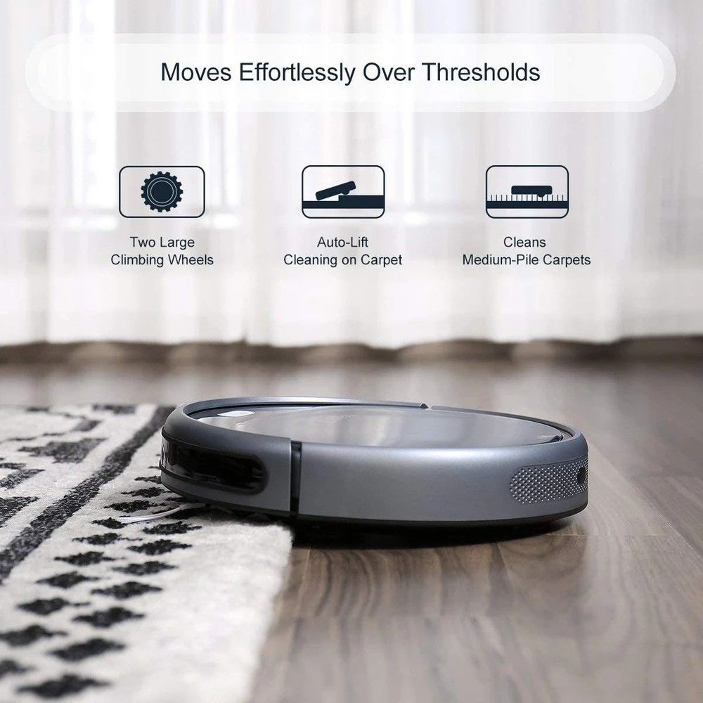 Smart Robot Vacuum cleaner - WiFi connected-for pair hair & carpet Coredy