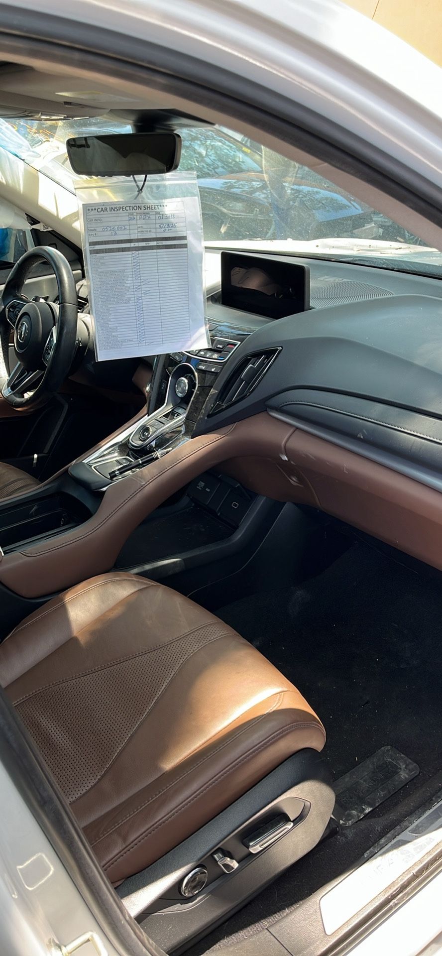 ACURA RDX INTERIOR PART OUT