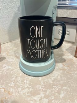 Rae Dunn "One Tough Mother" Black Mug