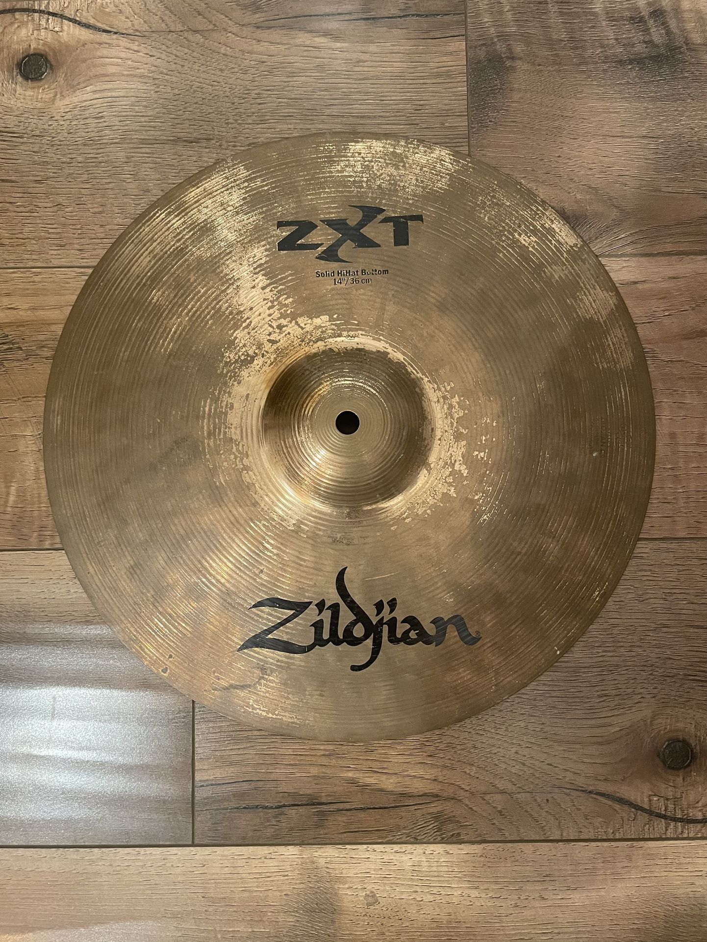 14” Zildjian ZXT Solid Bottom Hi Hat Cymbal for Sale in Altadena, CA