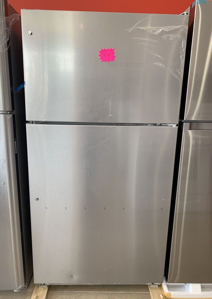Whirlpool 20.5 cu. ft. Top Freezer Refrigerator in Fingerprint Resistant Stainless Steel