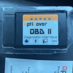 OBDII scanner, Opticover OBDII Diagnostic interface