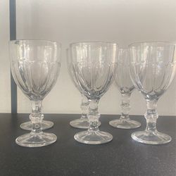 6 glasses from Anthropologie