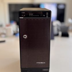 PROBOX 8-Bay 3.5" Hard Drive Enclosure USB 3.0 eSATA Black Lockable Aluminum