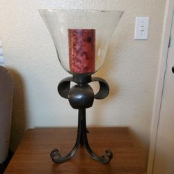 Park Hill Collection Hurricane Candle Holder/ 2 Feet High