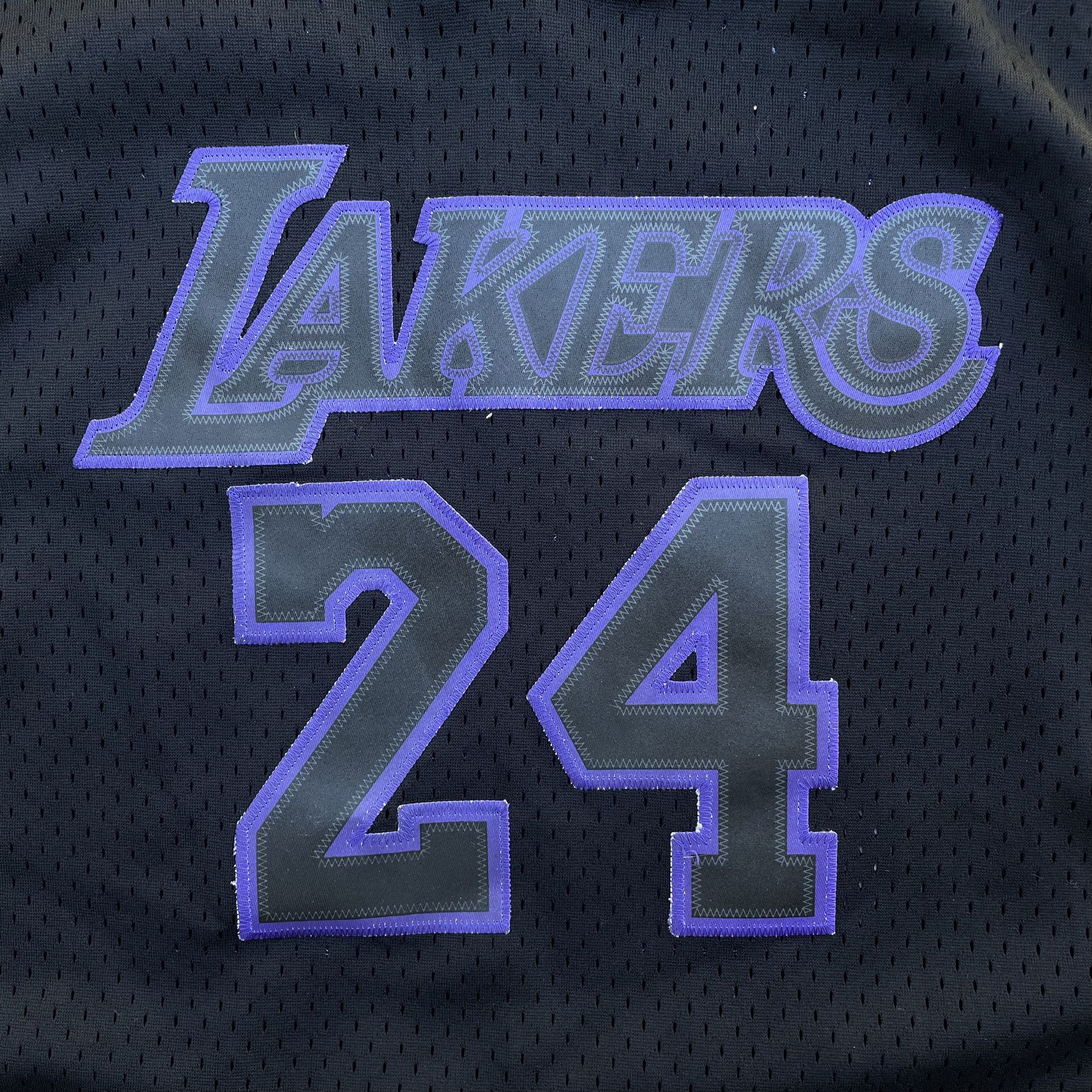 Adidas Kobe Bryant Los Angeles Lakers Carbon Jersey Black & Purple
