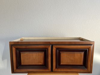 Maple Wood Kitchen Wall Upper Small Cabinet 30” X12”