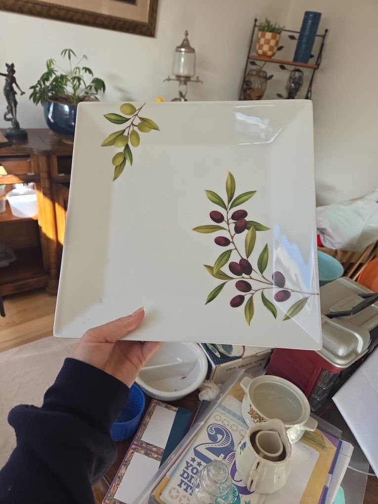 Set Of 10 Plates 5 Large And 5 Small