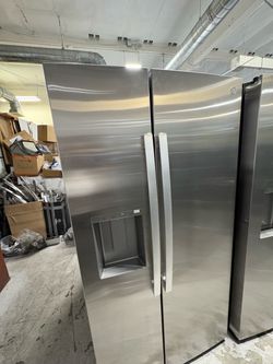 GE Stainless Steel Side-by-Side Refrigerator