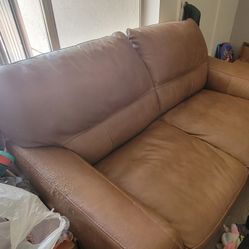 Leather Couch. 