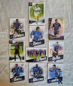 San Jose Earthquakes Soccer Cards Bundle 10 Included