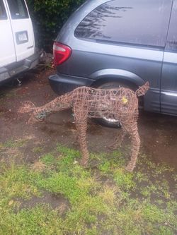 Lawn Ornament Statue lighted Christmas