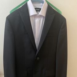 Mens Coat With Designer Dress Shirt 