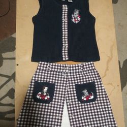 Warner Bros Studio Store Kids Skirt And Vest Dorothy And Toto
