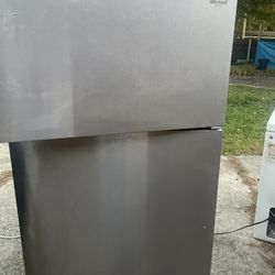 Whirlpool Refrigerator Stainless Steel 