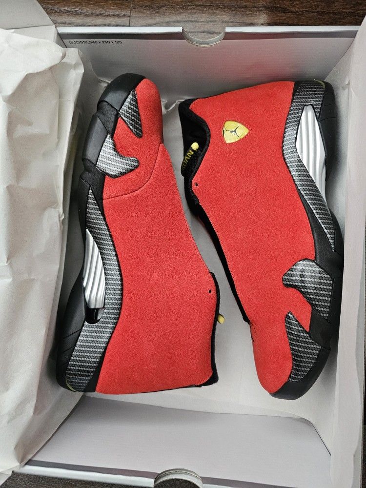 Jordan Retro 14 Ferrari Size 10.5 New