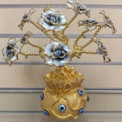 Evileye Tree - $19.99 ( NEW ) gold & blue