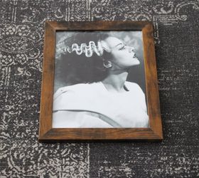 Framed Vintage Photo Print - Bride of Frankenstein Elsa Lanchester Monster Art (8x10)