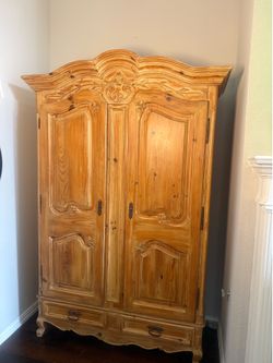 Beautiful wood armoire