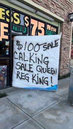 5 new cal kings left was $399. Now $99. Last 5 new n nice