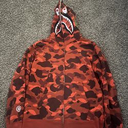 Red Bape Hoodie (Size L)