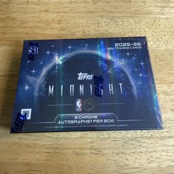 2025/26 Topps Midnight Basketball Hobby Box Factory Sealed Brand New
