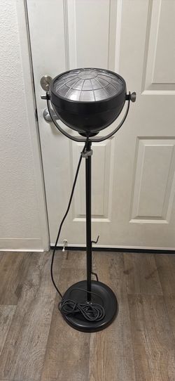 Black adjustable ikea floor lamp