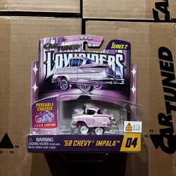 CarTuned 1:64 58 Chevy Impala Lowriders SHOW GLOW Series 2
