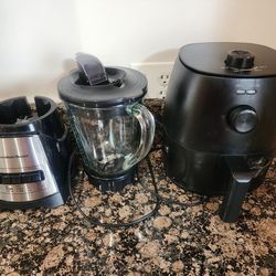 Blender with air fryer combo
