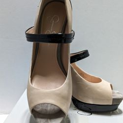 Jessica Simpson Tan/Black Shoes