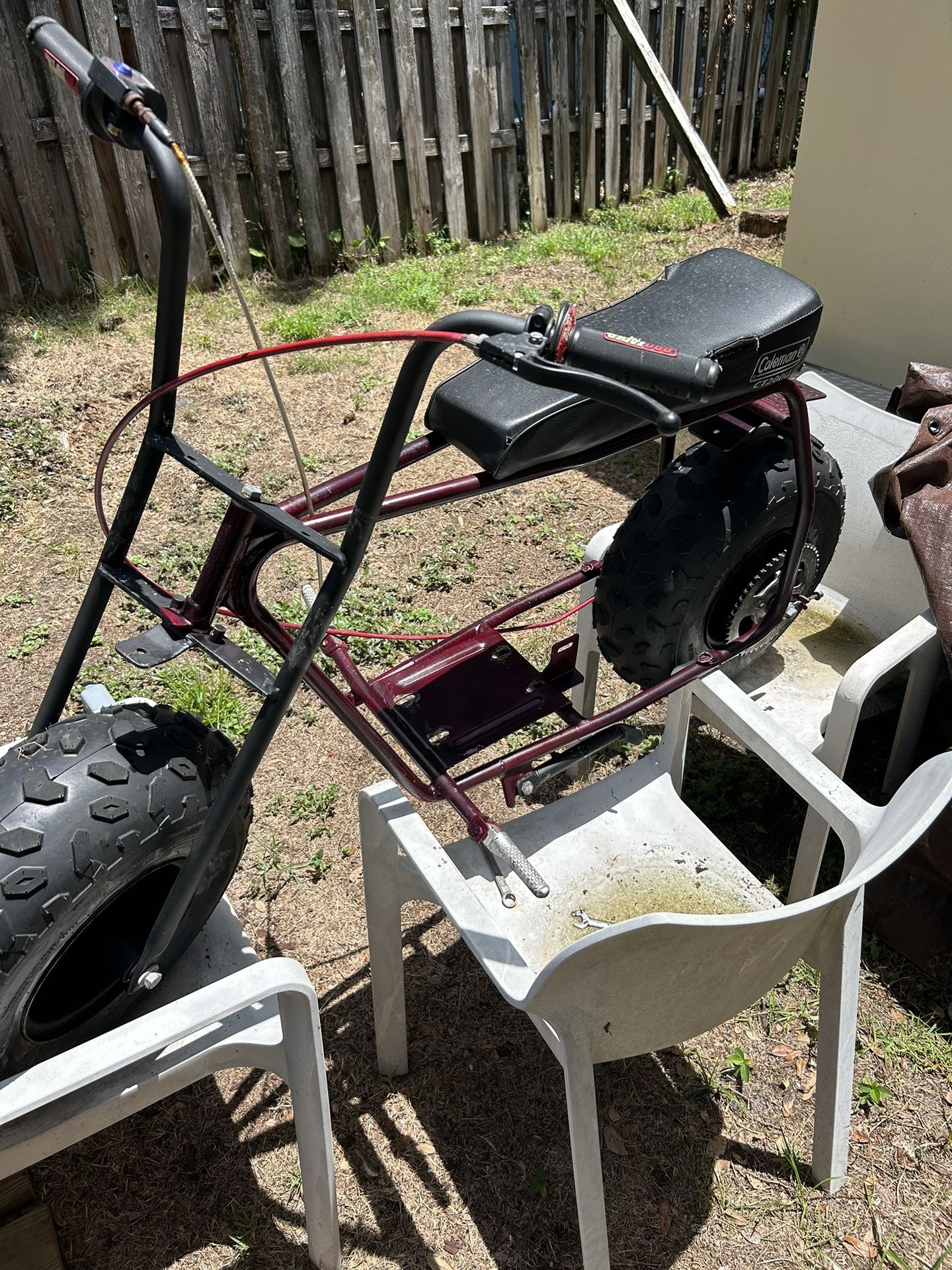 Coleman Ct200u Mini Bike Frame for Sale in Fort Pierce FL OfferUp
