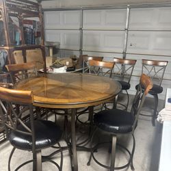 5 Piece Pub Style Set With Or Without Glass 