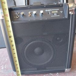 ION SPEAKER ON WHEELS WITH AUXILIAR CONECTION CABLES INCLUDED (THIS IS NOT BLUETOOTH)