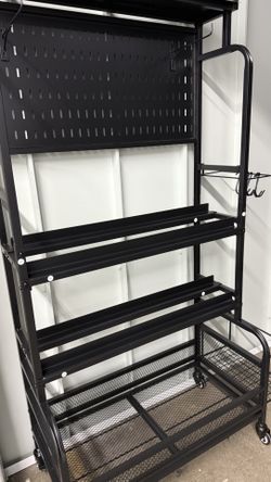 63” Home Gym Storage Rack Organizer
